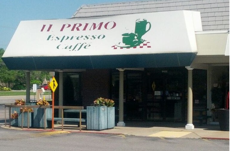 Original Il Primo storefront awning